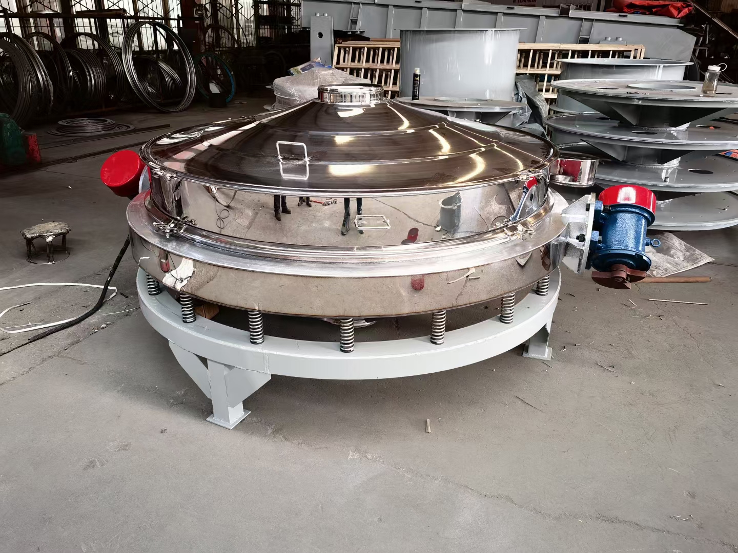 食品级抖音TIKTOK色板免费网站IOS那里生产食盐、白砂糖筛选机